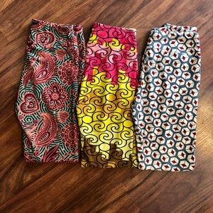 NWOT LuLaRoe one size leggings lot